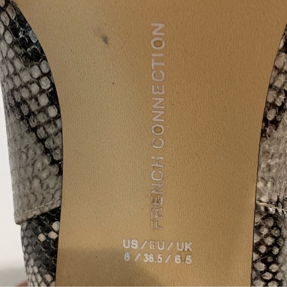 French Connection Penny Chelsea Block Heel Boots sz 8 - Picture 5 of 9